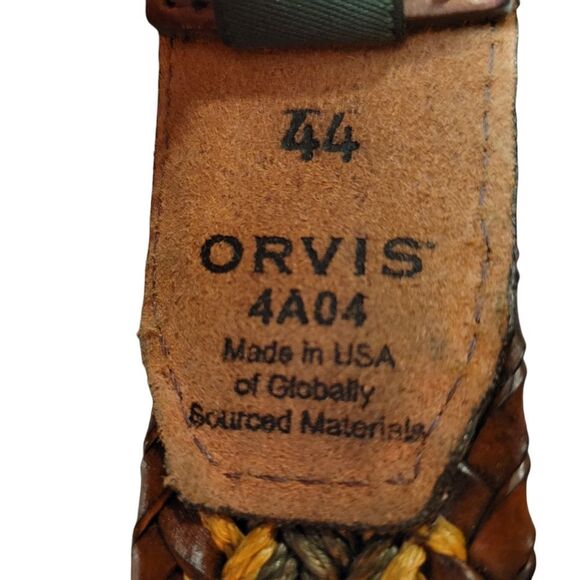 ORVIS 4A04 WEAVED MENS BELT SIZE 46 - Picture 5 of 7